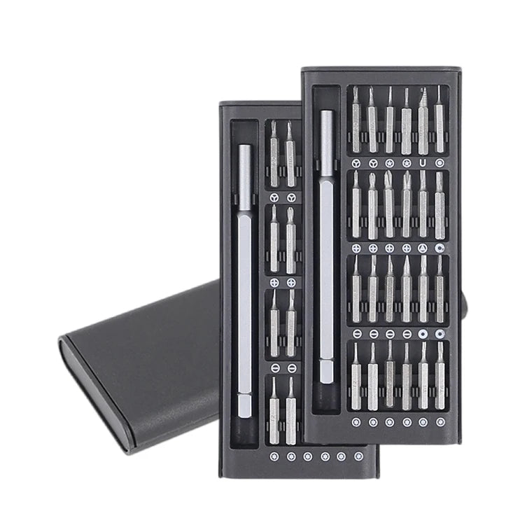 25 in 1 Plastic Case-Clip Type Aluminum Alloy Handle Repair Assistant Kit Durable Magnetic Ratchet Precision Screwdriver Set