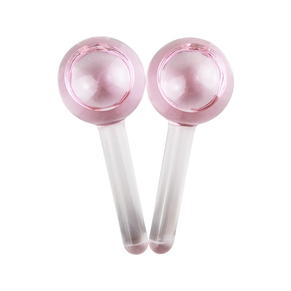Custom Color and Package Reusable Hot and Cold Therapy Cryo Balls for Natural Face Lift and Glowing Skin