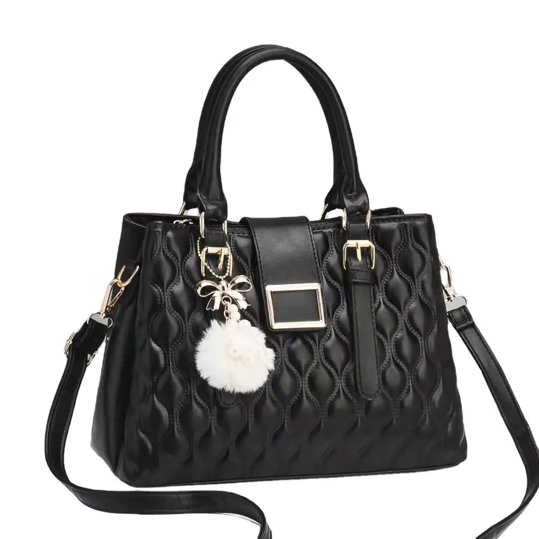 2023 New Large Capacity Soild Style Bags Pu Leather Ladies Handbags Tote Bags for Women Fashion and Highquality