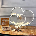 PAFU Rustic Wedding Reception Wedding Guest Book Sign Drop Top Frame