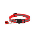 Adjustable Reflective Dacron Round Ear Cat Head Safety Buckle Pet Cat Collar With Bell