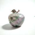 HY Summer Welcomed Christmas Eve Gift Fluorite Crystal applesfor sale cheap home decoration