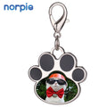 Customization Paw Shape Tag Personalized DIY Engraved Pendant Necklace Souvenir Sublimation Dog Tag