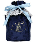 Velvet Drawstring Bag Navy for Jewelry Perfume Custom Logo Printed Watch Earring Ring Storage Velvet Jewelry Pouch