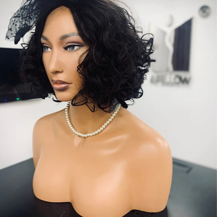 JOJO Jewelry Display Mannequin Heads Realistic Mannequin Head Pierced Ears African American Mannequin Head Makeup