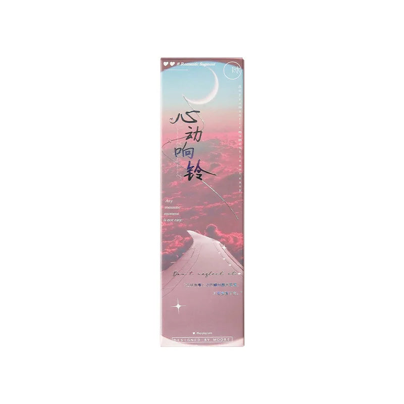 30 Pieces/Pack Bookmark Heartbeat Bell Series Creative Ins Pink Gift Message Decorative Card Gift Student