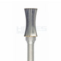 Type U Concave Tungsten Carbide Burr Rotary File with Single Cut Tooth 3mm 6mm Shank Round Edge Grinding Bits Cutting Tools