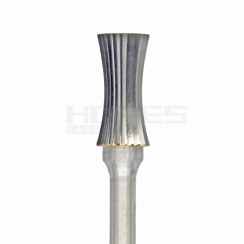 Type U Concave Tungsten Carbide Burr Rotary File with Single Cut Tooth 3mm 6mm Shank Round Edge Grinding Bits Cutting Tools