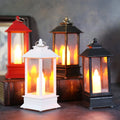 Factory Outlet Christmas Simulation Single Candle Tabletop Decorations Led Lights Scene Layout Portable Christmas Lantern