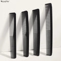 Wanmei Custom logo Private Label  Salon Heat Resistant  Antistatic  Heat Resistant Carbon Fiber Comb Parting Comb