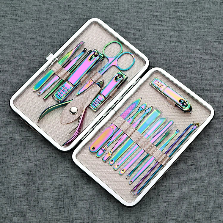 Factory Price Stainless Steel Nail Clippers Pedicure Care Tools Durable Manicure Pedicure Set