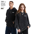 Wholesale Customization 500 Grams 100% Cotton Vintage Heavyweight Acid Wash Hoodie