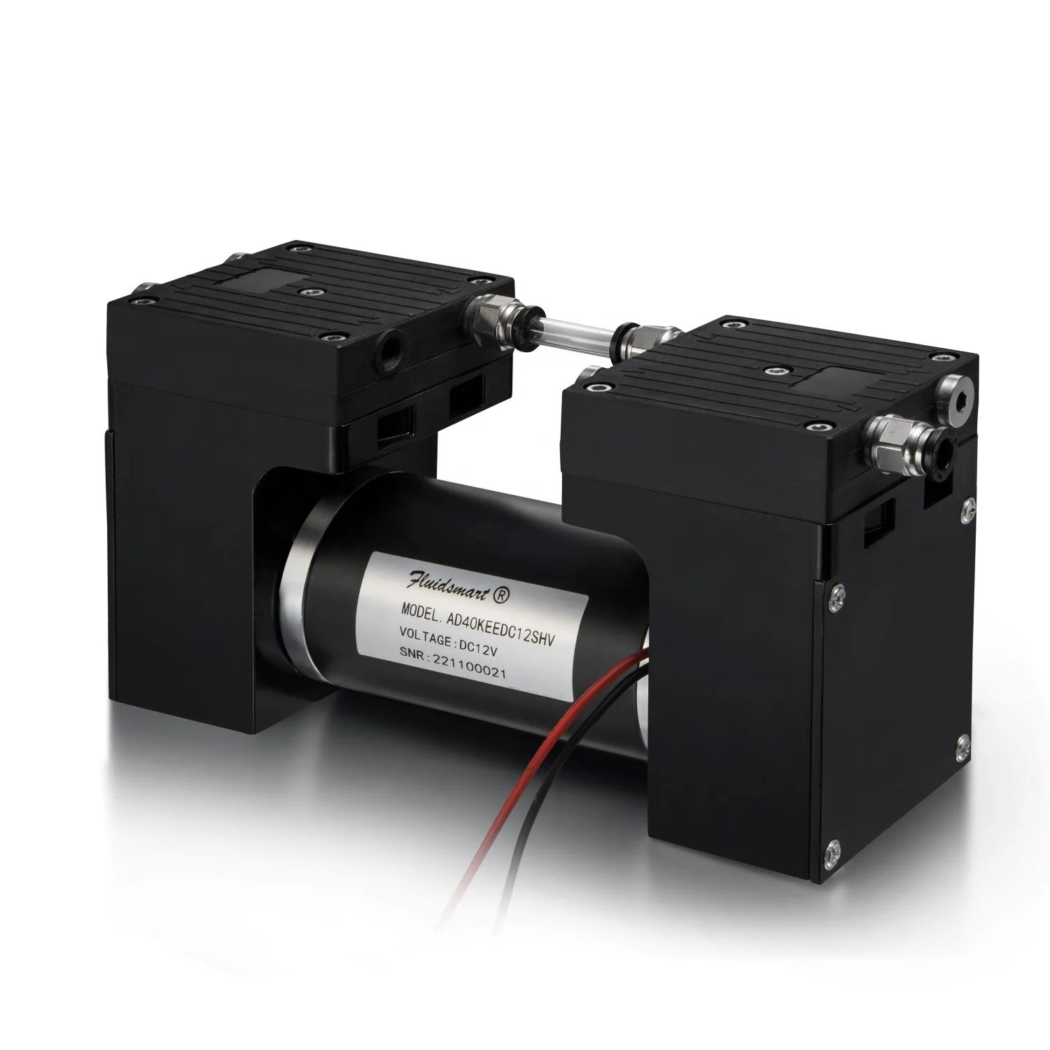 Tandem Chemicals Sampling Double Suction Oil Free Micro Vacuum Pump Lab 12V Small Air Diaphragm Pump