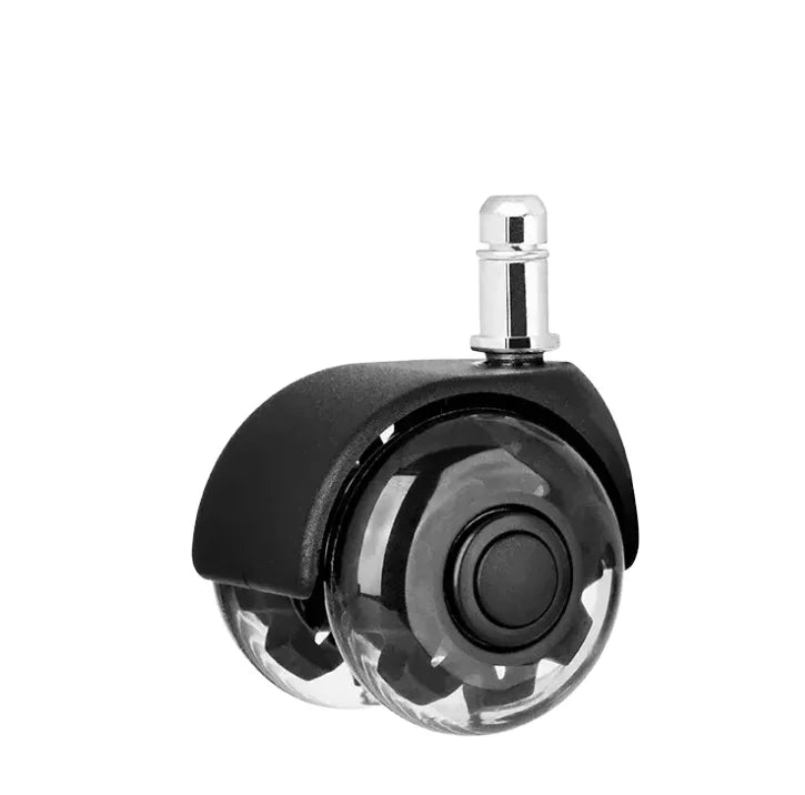 Modern Black 2inch 50mm Heavy Duty Office Chair Caster Brake Ball Bearing 40-50kg Load Capacity PU Wheel for MegaBDM