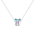 Silver Sterling  Sister MOM Gift Box Christmas Necklace Jewelry