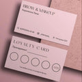 Custom Luxury Design 600g Thick Luxury Business Cards-Thank You Post Card Cardboard Coated Paper Art Paper with Foil Logo