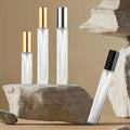 3Ml 5Ml Flat Shape Glass Fragrance Sample Bottles 3Ml 5Ml Flat Shape Refillable Travel Perfume Spray Bottles