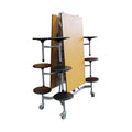 High School Dining Room Canteen Folding Table and Chair Sets School Canteen Table Modern 1 Set School Desks