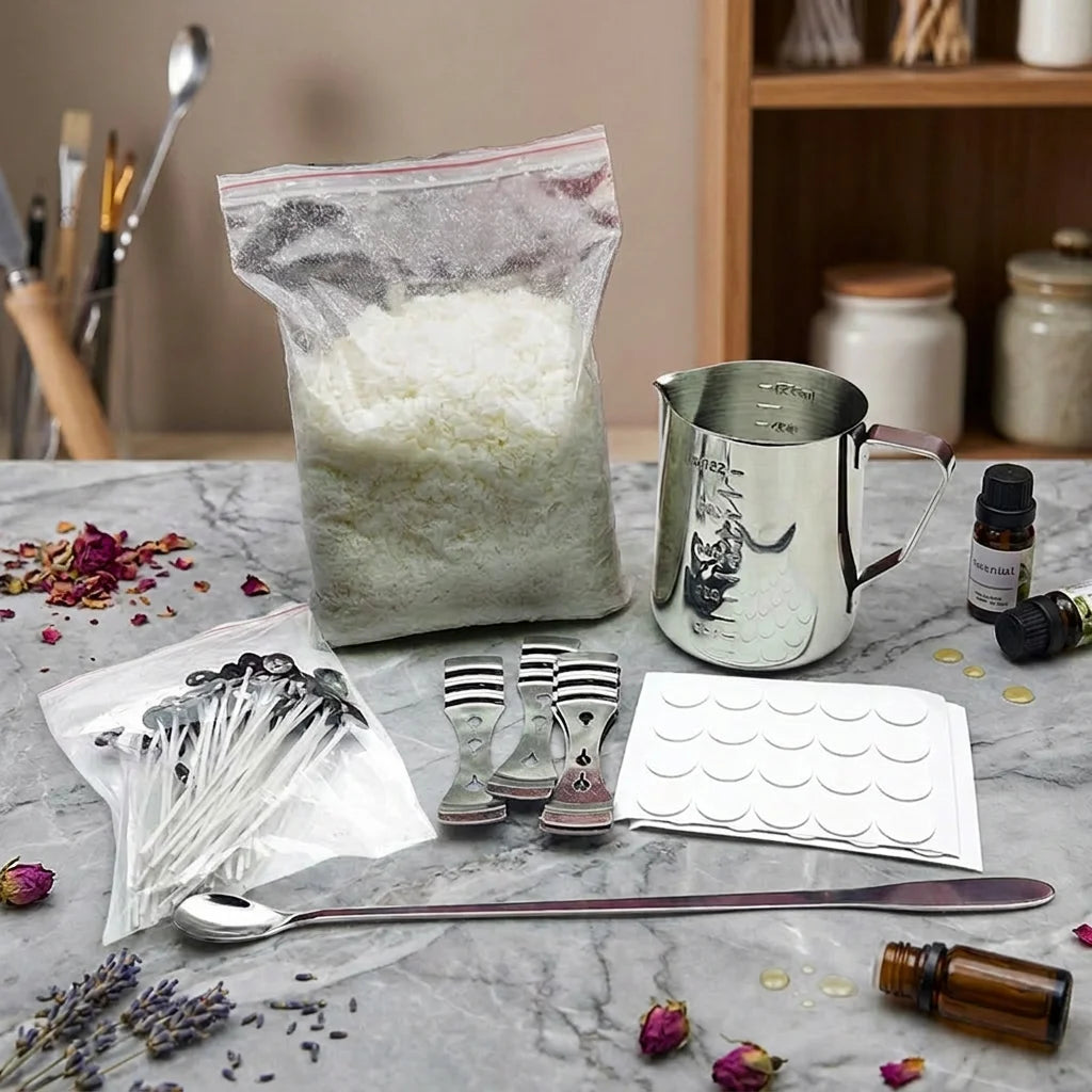 Hot Selling GAOSI Brand Diy Scented Soy Wax Candles Making Kit with 100% Cotton Wick Custom Fragrance Custom Logo Option in Tins MegaBDM