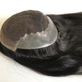 Transparent Super Fine Swiss Lace Natural Indian Remy Human Hair Women Topper in Stock