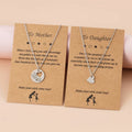 2022 Hot Sale Stainless Steel Necklace Temperament Silver Heart Bracelets Simple Classic Mother Daughter Mama Necklace Gifts