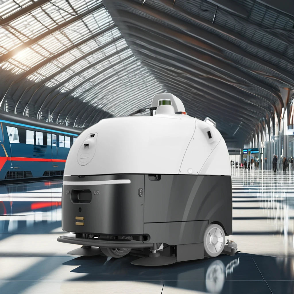 SC80 Autonomous Navigation Commercial Cleaning Robot Intelligent Floor Mopping Robot with New Condition Electric Sweeper