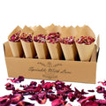 Microstar Kraft Paper Box Wedding Confetti Cone Holder Flower Tray Stand Printed Petal Pallet Tray Wedding Supplies