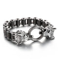 KALEN Stainless Steel Bicycle Chain Men Quality Gold Black Steel Color Mixed Strong Bracelet