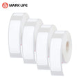 W-P12/P15/P50 White Label Maker Tape Office Labeling Replacement Pure Color Laminated Print Paper PET Food Snack Oil/Water Proof