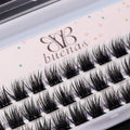 FX-J31 Wispy False Eyelashes Handmade Lashes Cluster Eye Lashes Wholesale Private Label Fans Eye Lash Clusters Customize Lashes