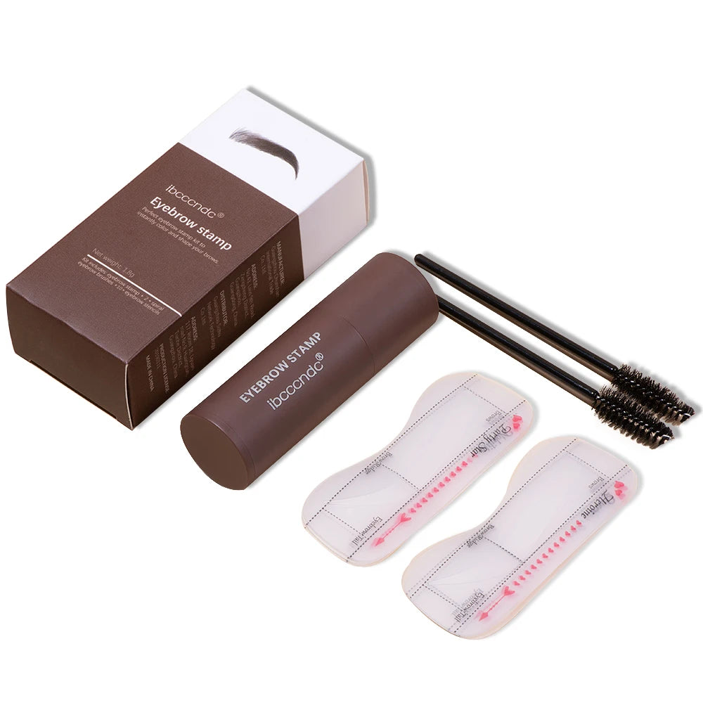 2026 Waterproof 13 in 1 Eye Brow Stamp Embroidery Training Permanent Stencil Kit Eyebrow Powder Stamp