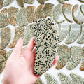 DIY Natural Dalmatian Jasper Body Facial Gua Sha Claw Shape Massage Tools Slimming Board