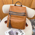 Office Men College Laptop Backpack Bag Custom With Logo Capacity Fashion Kraft Paper OEM Waterproof Backpack Unisex Pu Leather