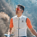 ROCKBROS Cycling Glasses White Frame Clear Glass Outdoor Sports Photochromic Fashion Cycling Polarized Uv400 Custom Sun Glasses