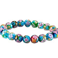 Small Bridge L002 12mm Murano Transparent Lampwork Beads Multi-color Women Necklace Jewelry Making DIY Flower Beads Wholesale