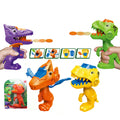 Jinying New Dinosaur Ejection Toy Gunkids Dinosaur Catapult Shooting Game
