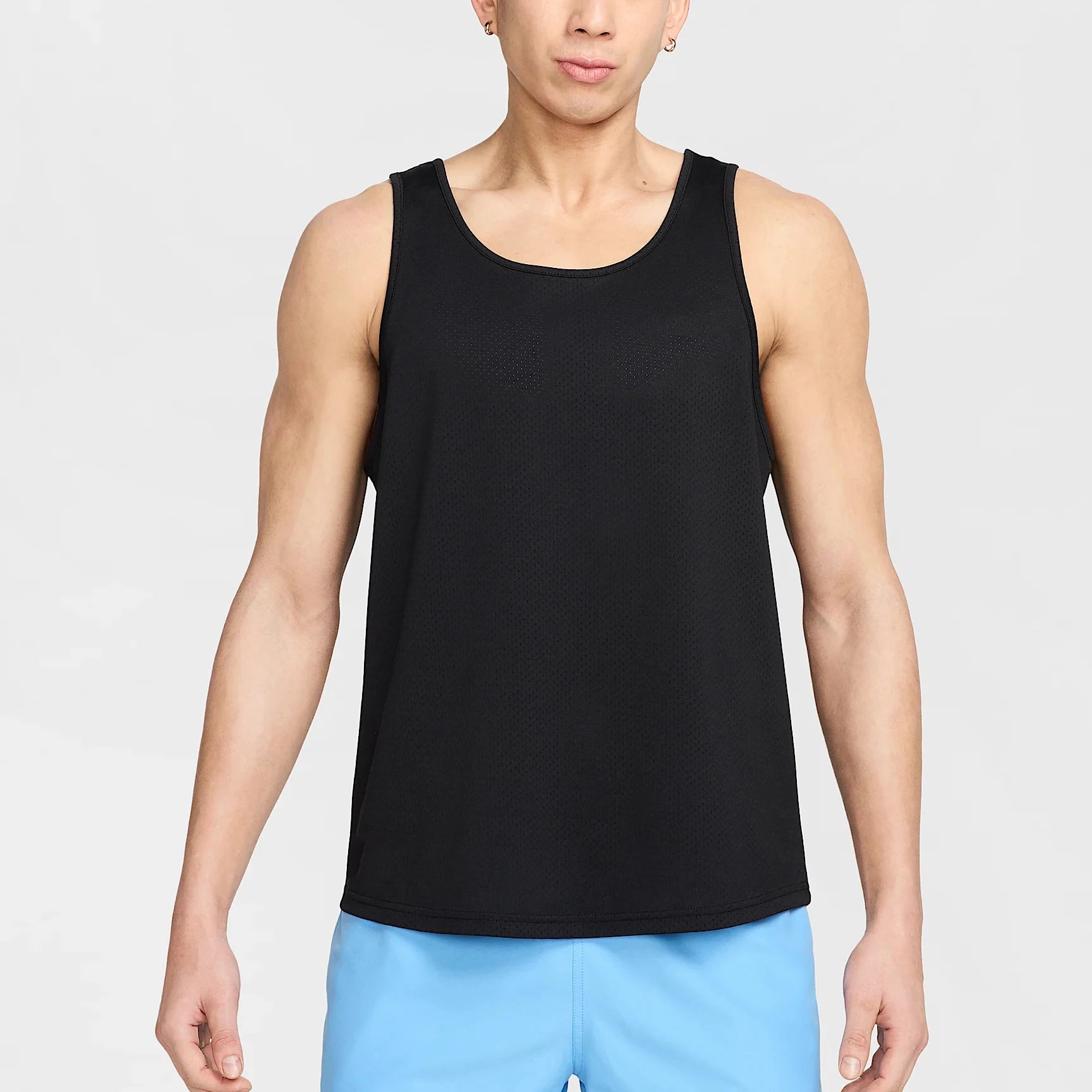 Men's Athletic Fit Mesh Tank Top Breathable Training Tank for Men
