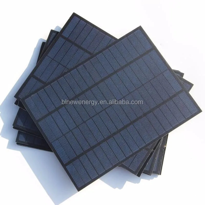 High Quality 5W PET Solar Panel 18V Solar PV Module DIY Solar Charger for 12V Car Boat Battery Charging 220*165MM