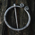 Penannular Alloy Brooch Scarf Sweater Pin Viking Pin Circle Shaped Antique Viking Jewelry
