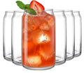 16oz Tumbler Beer Glasses Drinking Glasses Can Shaped Glass Cup Cocktail  Whiskey Iced Coffee  Beer Can Pint Glass