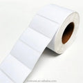 80*25 Custom Adhesive Label Matt Adhesive Paper White Shipping Thermal Labels Roll