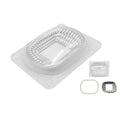 LED Reflector Lens for LED COB Chip Lampshade Kit PC Lens + Reflector + Silicone Ring Lampshade for LED Spotlight DIY