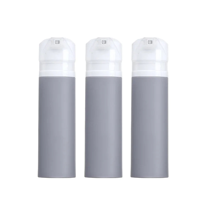 Customizable 100ml Gray Vacuum Cosmetic Packaging Airless PP Pump Head Lotion for Essence Bottle for Skin Care Face Eye Cream