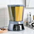 Airtight Cereal Rice Dispensers Food Storage Container Rotating Sealed Rice Bucket Household Grain Storage Box Rice Storage