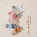European American Children's Unisex Fabric New Baby Easter Bunny Ear Mosaic Combination Flower Headband Holiday Head Decoration
