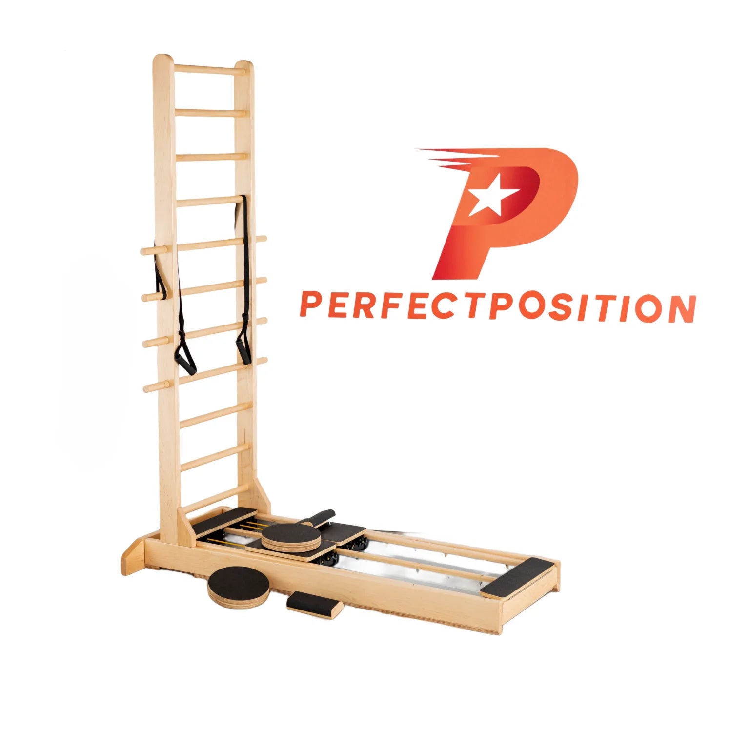Pilates Studio Pilates Reformer Two-Way Ladder Sliding Wood Pilates Reformers Two-Way Ladder