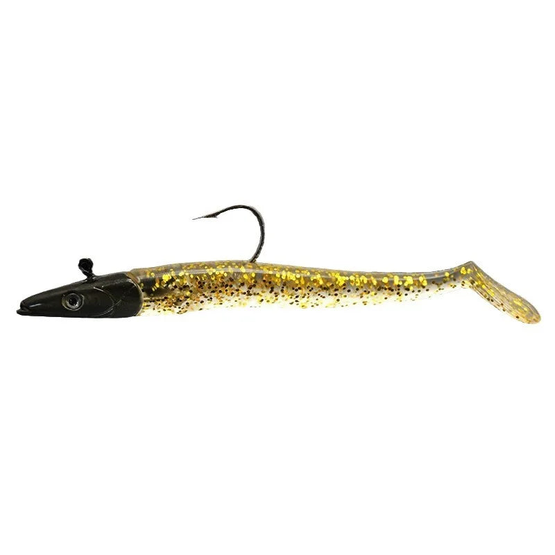 10g 19g 22g 34g Jig Head Soft Plastic Fishing Lures with Hook Sinking Swim Baits for Saltwater and Freshwater