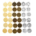 12pcs(1set) 3 Color Alloy Metal Constellation Pendants for DIY Handmade Jewelry Accessories Making L401