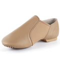 Supple Jazz Slip on Dance Shoes Dance Training Pu/genuine Leather Jazz Tongue Toddler/kid Girls Wholesale Jazz Shoes