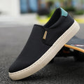 Spring Summer New Model Plus Size Men's Ice Silk Men's Cloth Canvas Shoes Lazy Slip-on Casual Board Shoes